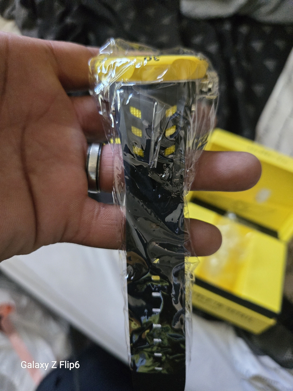Invicta Yellow and Black Chronograph Sport Watch - Picture 2 of 2
